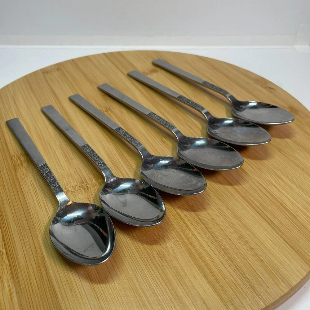 Vintage Stanley Roberts Dorette Place Oval Soup Spoon Stainless Steel Japan